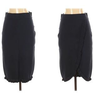 Ann Taylor Factory Stretchy Ruffle Skirt